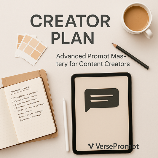 Creator Plan – Advanced Prompt Mastery (Digital Download)